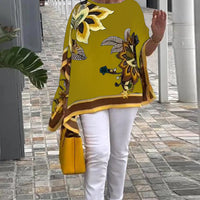 Emory | Kaftan-Top mit künstlerischem Druck