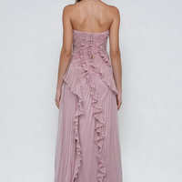 Luz | zeitloses Kleid mit Lotus-Motiv