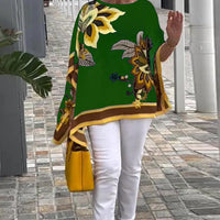 Emory | Kaftan-Top mit künstlerischem Druck