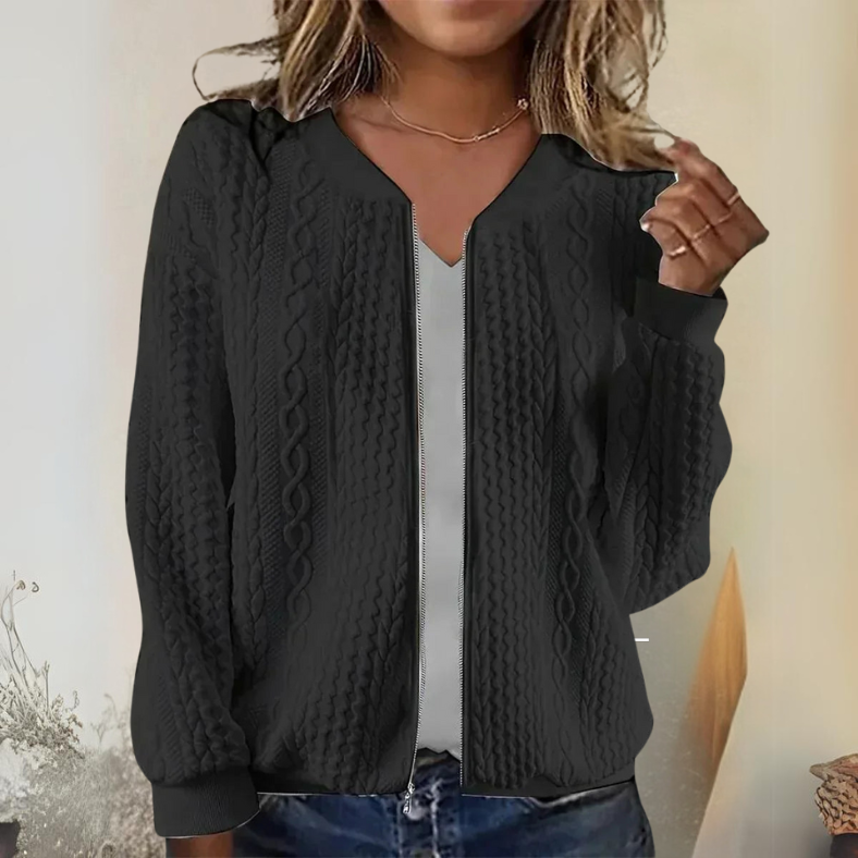 Yvette™ | Bequeme Zipperjacke für Damen