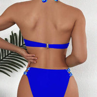 Levi | Colorblock-Halter-Bikini