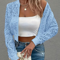 Marlia | Crop Lace Bomberjacke