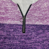 Jacquilen | Elegantes T-Shirt mit Stehkragen