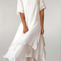 Chanda | Schickes Baumwollkleid in Maxilänge