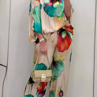 Hilda | Stylisches zweiteiliges Set für Damen mit Blumenmuster