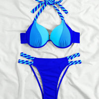 Levi | Colorblock-Halter-Bikini