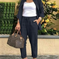 Anniera | Elegantes Hemd- und Hosenset für Damen