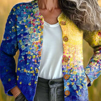 Josephine | Stylische Patchwork-Strickjacke für Damen