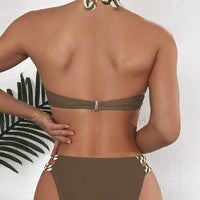 Levi | Colorblock-Halter-Bikini