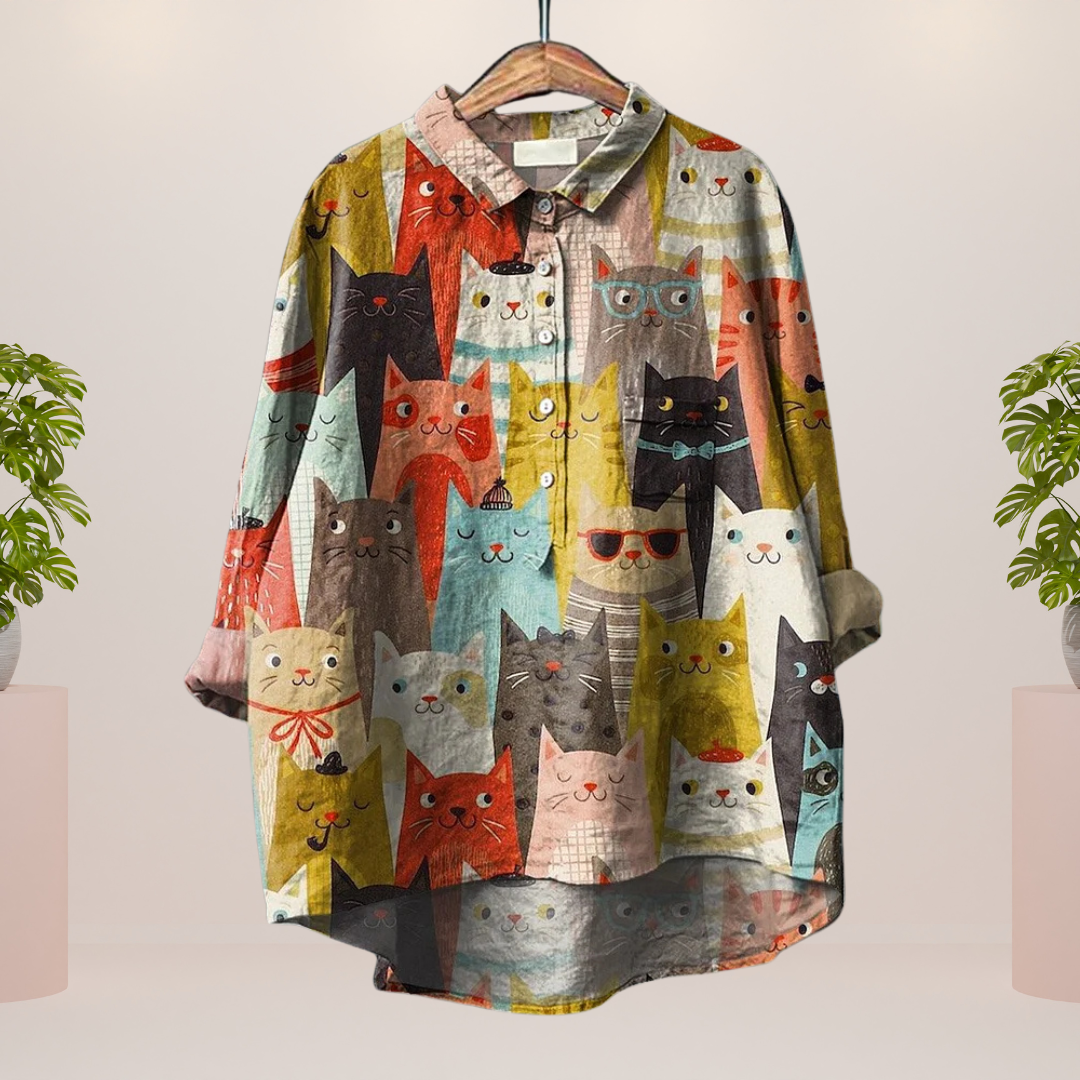 Franchesca | Kunst-Print-Shirt