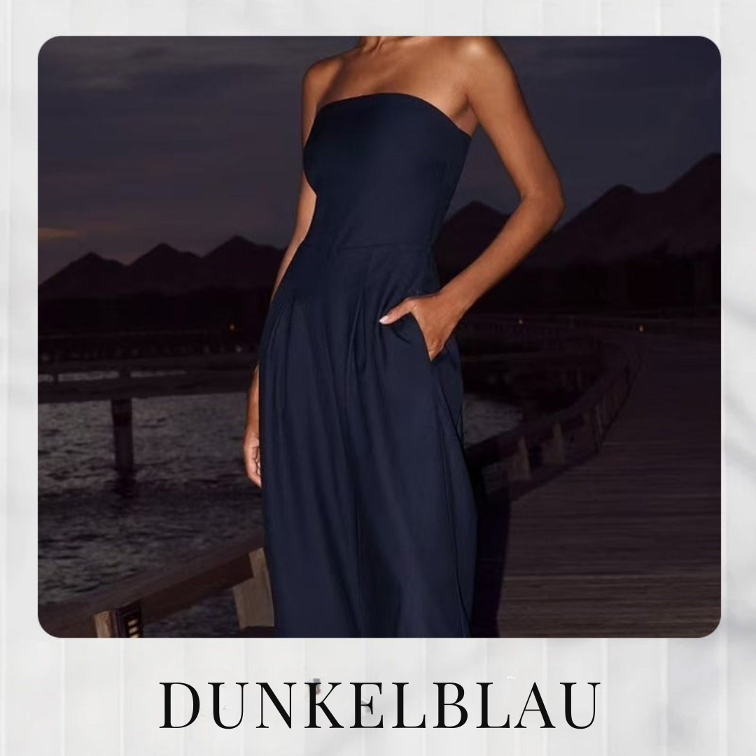 Amari | Ärmelloser Taschen-Jumpsuit