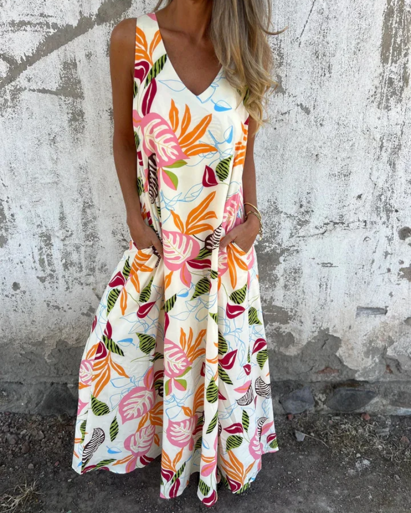 Matilda | Elegantes florales Kleid für Damen