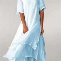 Chanda | Schickes Baumwollkleid in Maxilänge