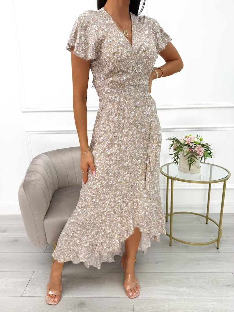 Kaya | stilvolles asymmetrisches Kleid für Damen