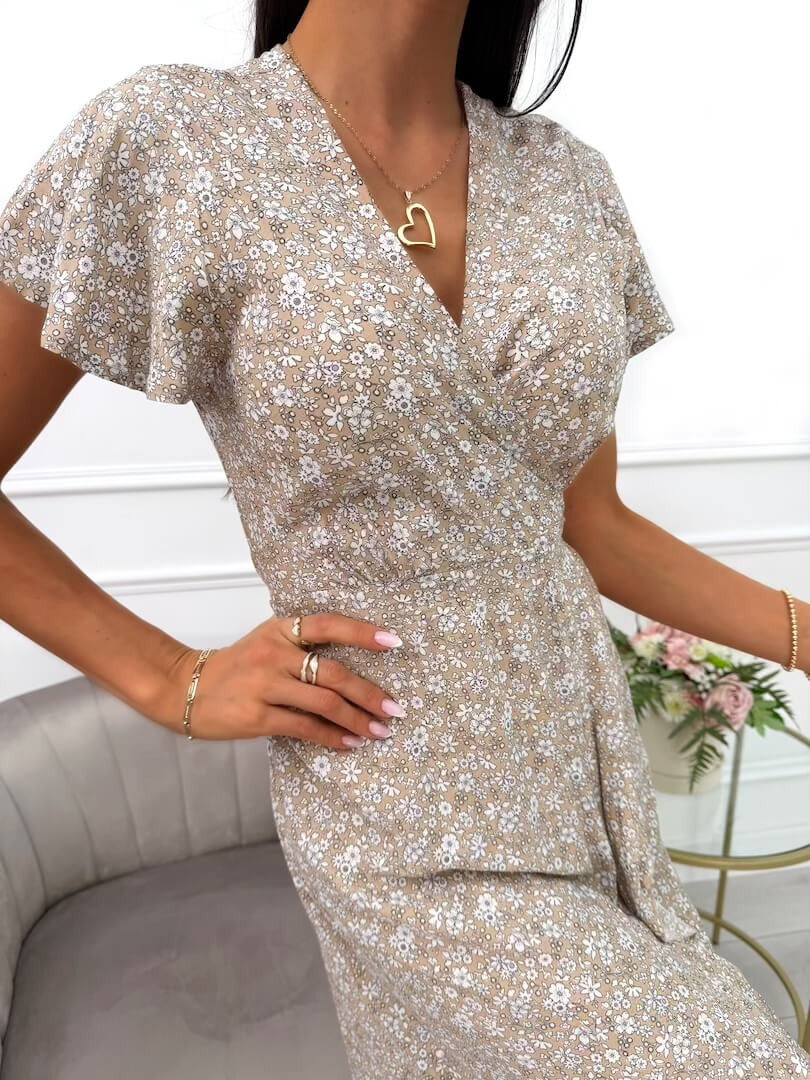 Kaya | stilvolles asymmetrisches Kleid für Damen