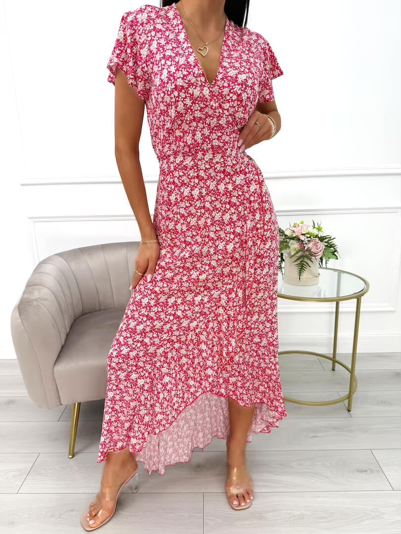 Kaya | stilvolles asymmetrisches Kleid für Damen