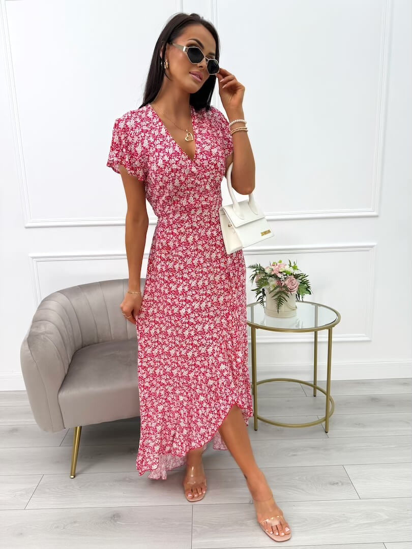 Kaya | stilvolles asymmetrisches Kleid für Damen