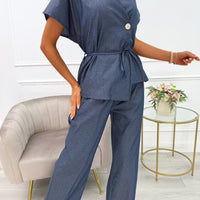 Aleia | bequemer Blusen- und Hosen-Satz für entspannte Tage