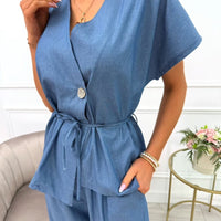 Aleia | bequemer Blusen- und Hosen-Satz für entspannte Tage