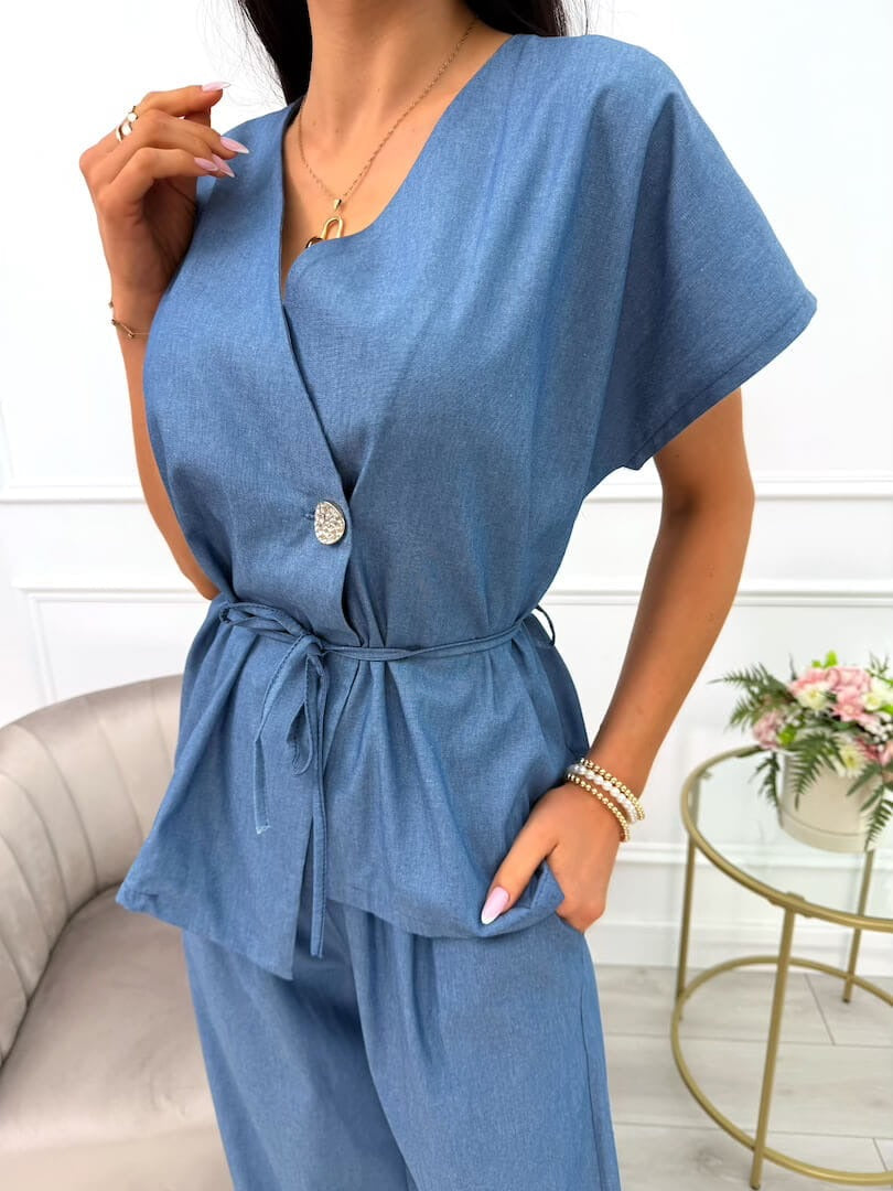 Aleia | bequemer Blusen- und Hosen-Satz für entspannte Tage