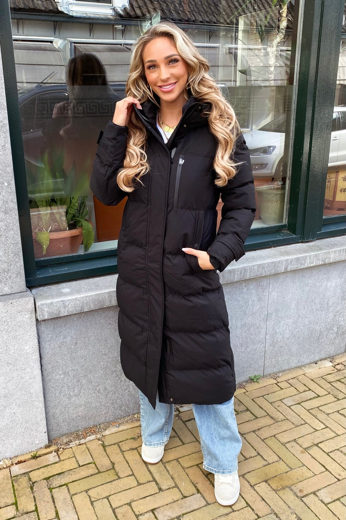 Blissa | Schwarzer Mantel