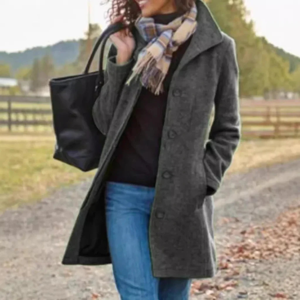 Rhoby | Mittellanger Wollmantel