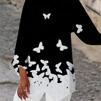 Zella | Bedrucktes Top mit Rundhalsausschnitt und langen Ärmeln