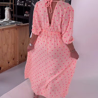 Maisy | elegantes Kleid mit Herzmuster