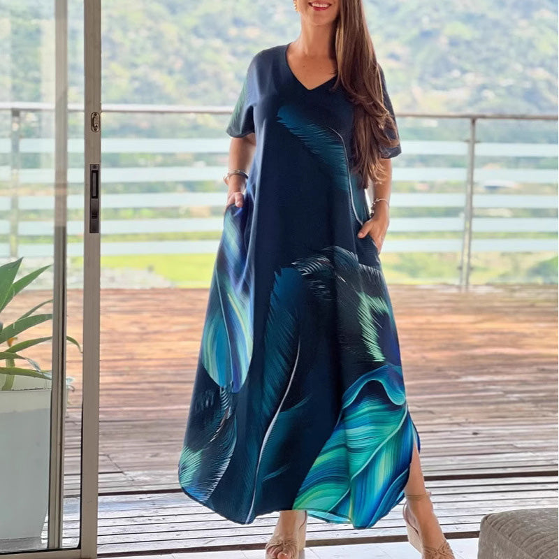 Mire | Freizeitkleid mit V-Ausschnitt