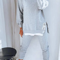 Dawna | Lässiges zweiteiliges Set aus Sweatshirt und Hose