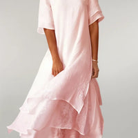 Chanda | Schickes Baumwollkleid in Maxilänge