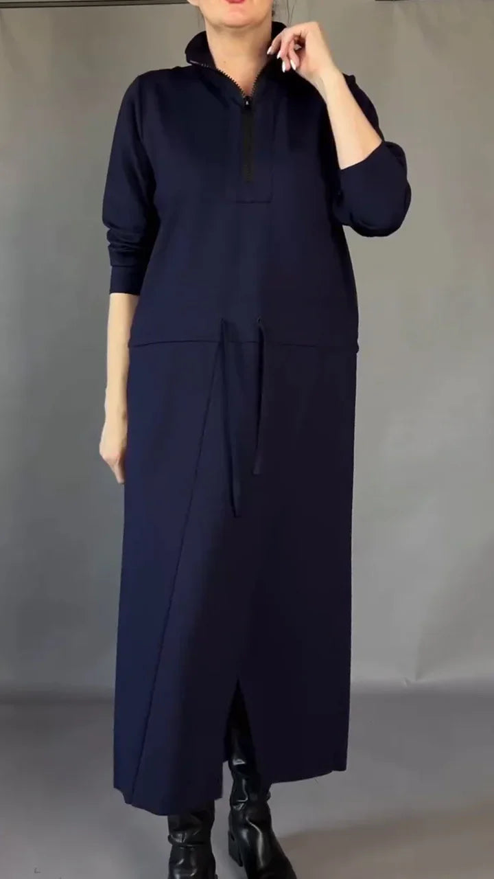 Katie | elegantes Kleid für Damen mit langen Ärmeln.