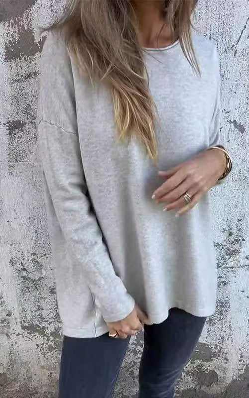 Gia™ | Bequemer Langärmeliger Pullover für Alltag und Freizeit
