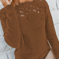 Natalia | Schulterfreier Strickpullover
