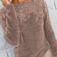Natalia | Schulterfreier Strickpullover