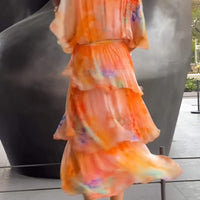 Gloria™ | Luftiges Chiffonkleid mit edlem Look