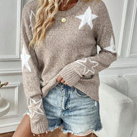 Haira | Oversized-Pullover im europäischen Stil