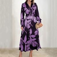 Griana | Damenkleid mit Gürtel und Revers