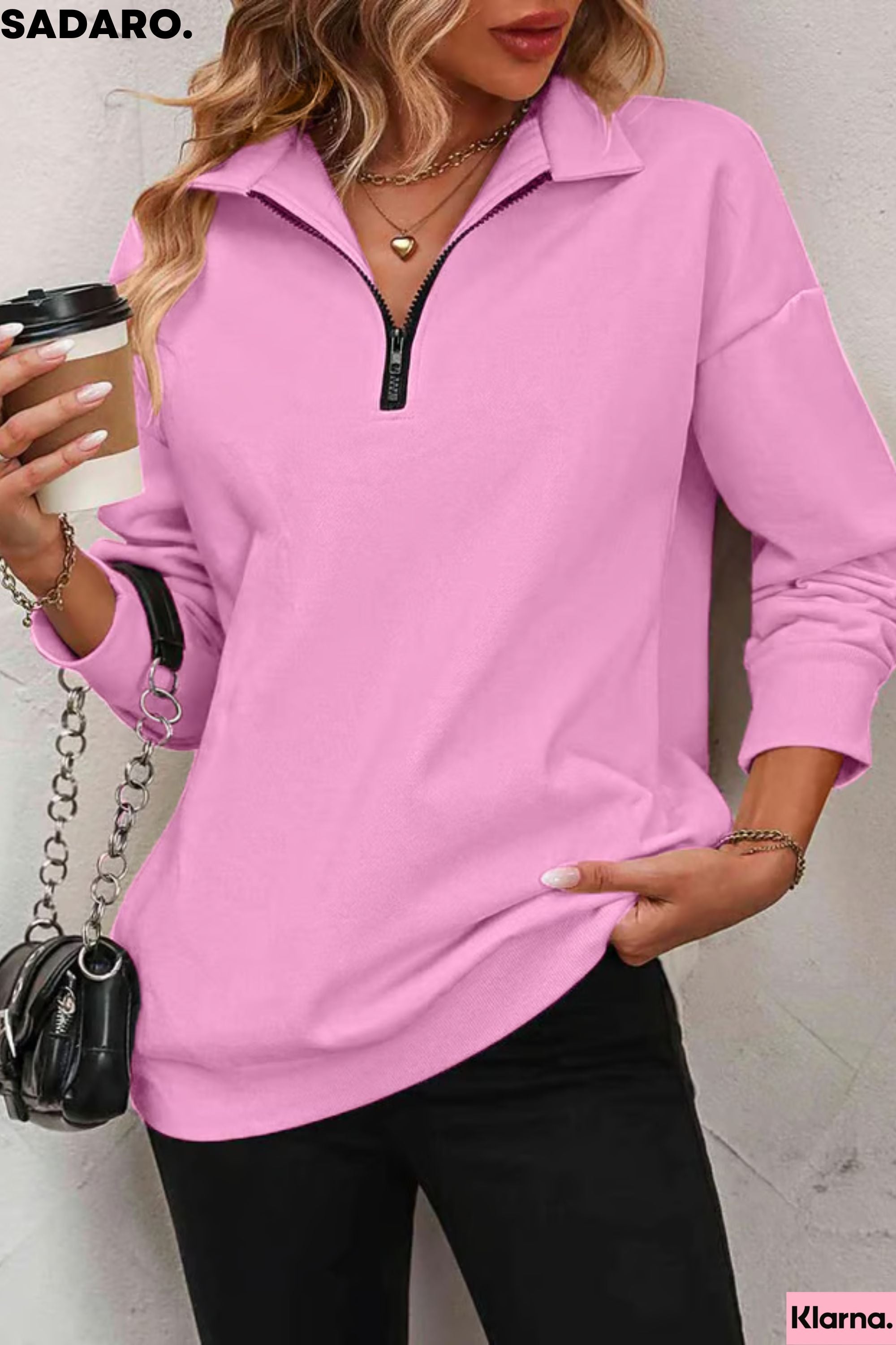 Hanna | Sweatshirt mit Reißverschluss