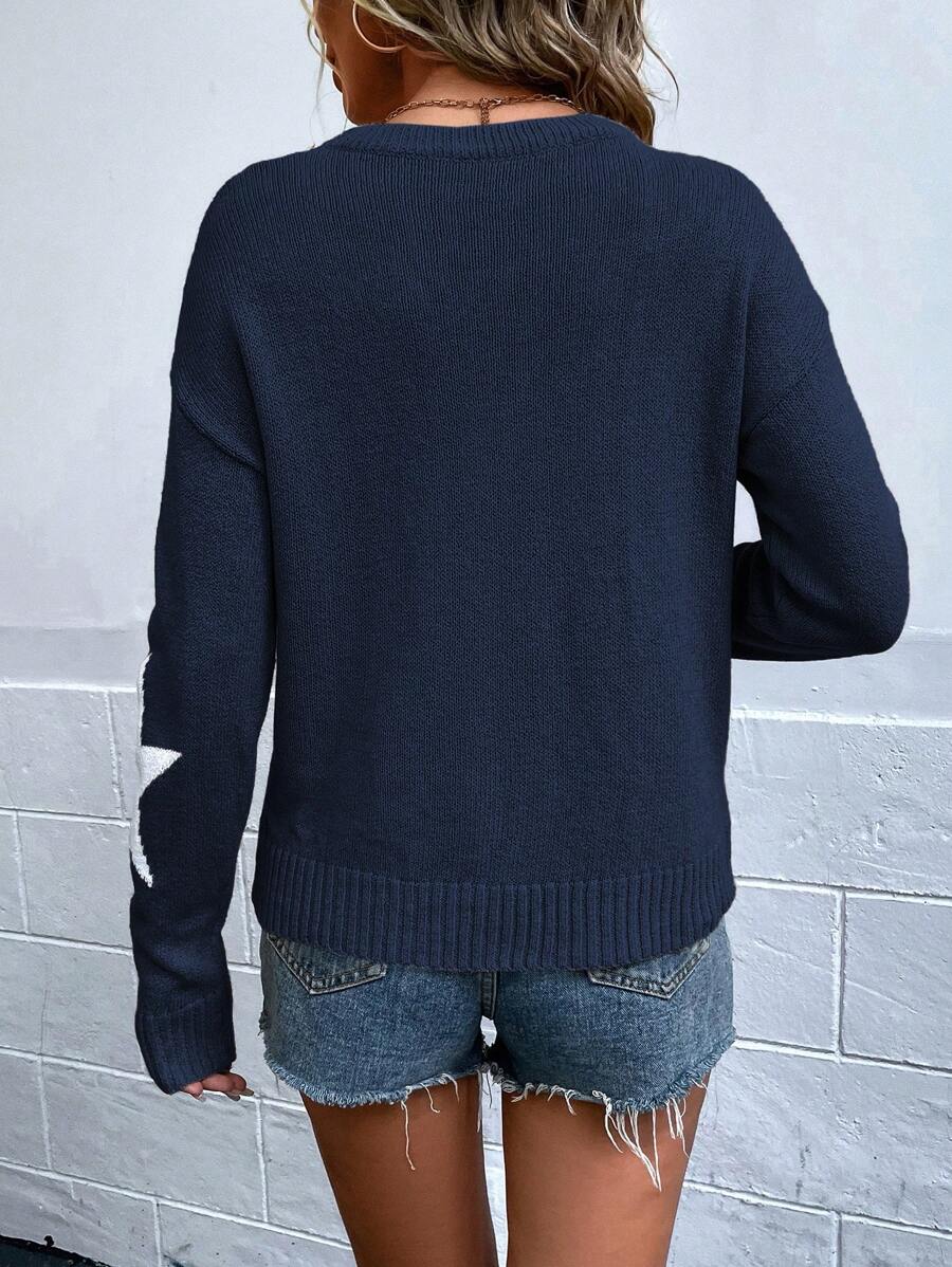 Haira | Oversized-Pullover im europäischen Stil