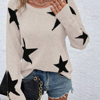 Haira | Oversized-Pullover im europäischen Stil