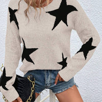 Haira | Oversized-Pullover im europäischen Stil