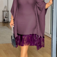 Sandy | Figurschmeichelndes Rippenkleid