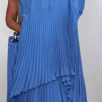 Janey | Zweiteiliges Plissee-Set: Mehrlagiges Oberteil und Hose