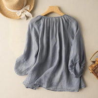 Eliza | elegante Leinenbluse für Damen