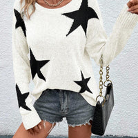 Haira | Oversized-Pullover im europäischen Stil