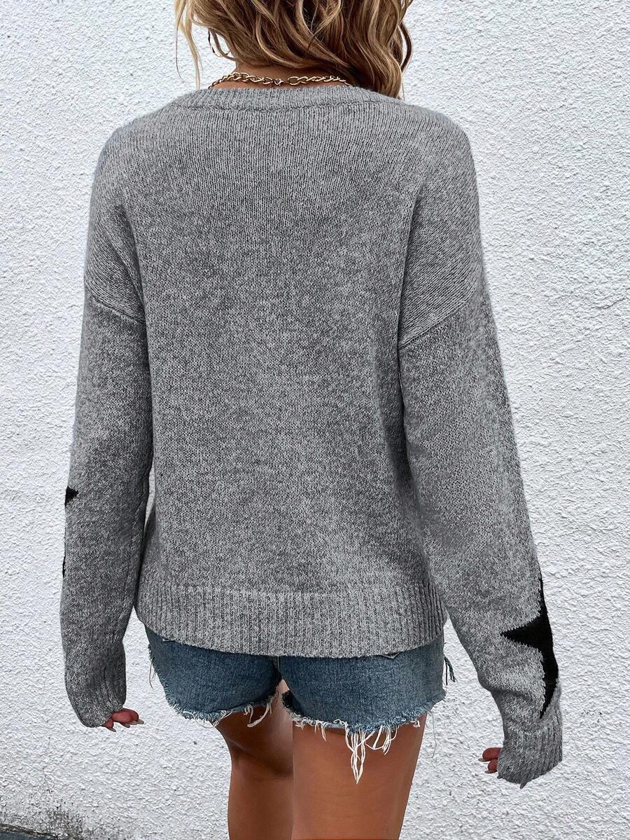 Haira | Oversized-Pullover im europäischen Stil