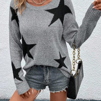 Haira | Oversized-Pullover im europäischen Stil