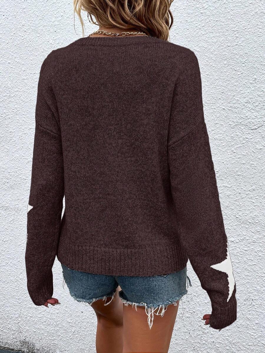 Haira | Oversized-Pullover im europäischen Stil