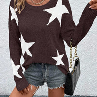 Haira | Oversized-Pullover im europäischen Stil